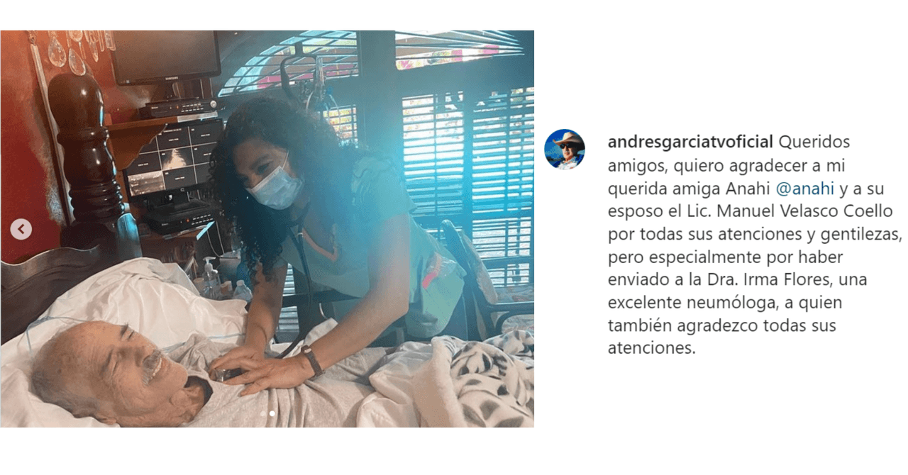 Anahí mandó una doctora a Andrés García