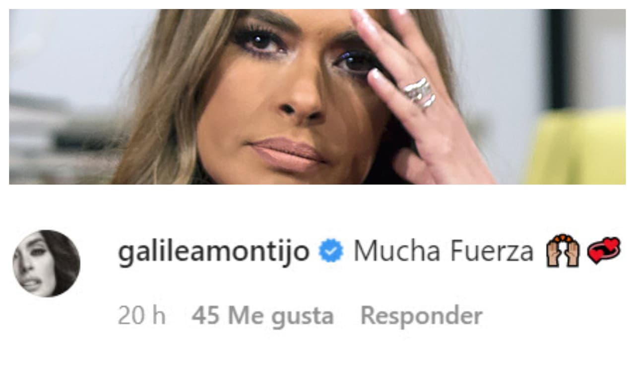 También Galilea Montijo le expresó el pésame. 
<br>