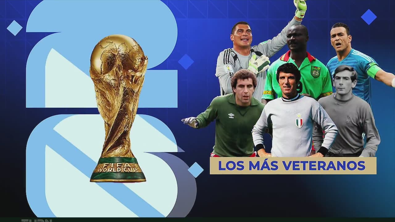 Los más veteranos en las Copas del Mundo