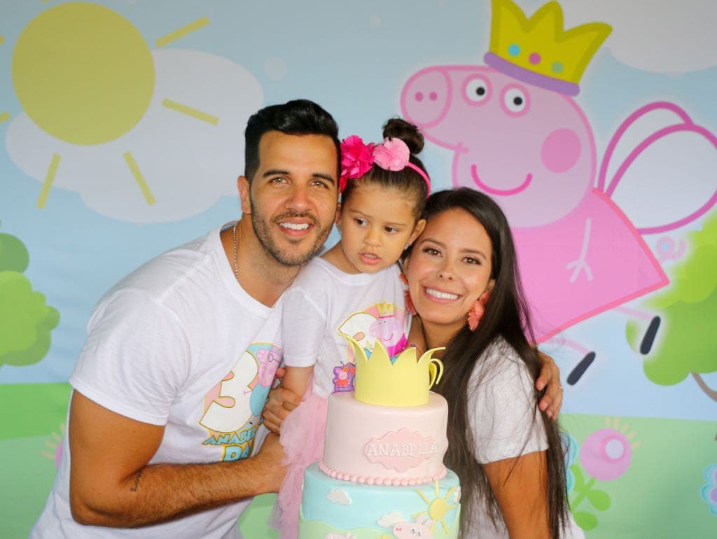 Para Yisus su familia es lo primero y disfrutó ver a su hija tan contenta.