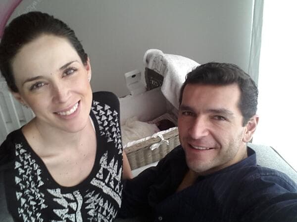 Mira más fotos de la encantadora familia de la actriz, con "Mini Jacky" de bebé.