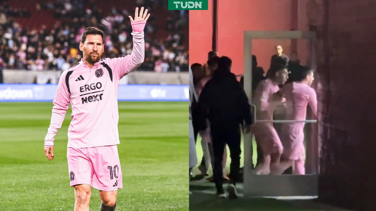 ¿Iba detrás del arbitraje? ¡Captan a Luis Suárez conteniendo a un fúrico Messi!