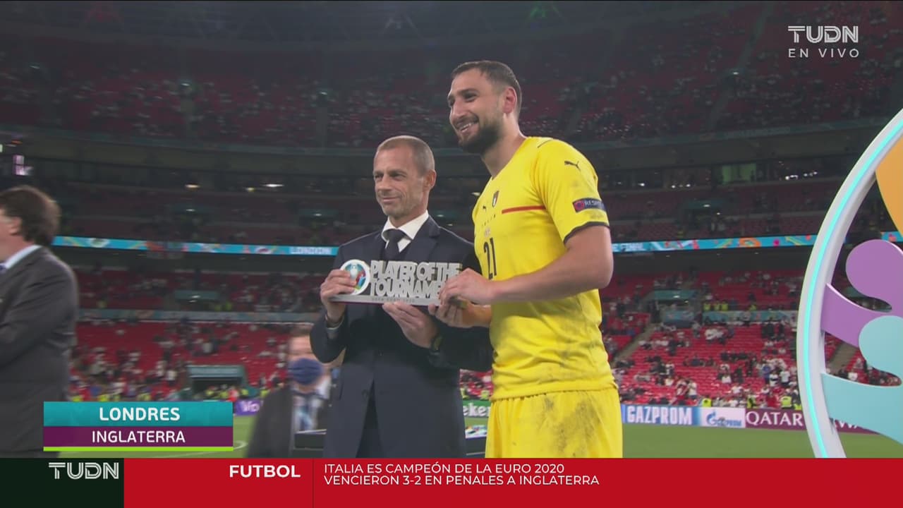 Donnarumma se consagró como el mejor jugador de la Euro 2020