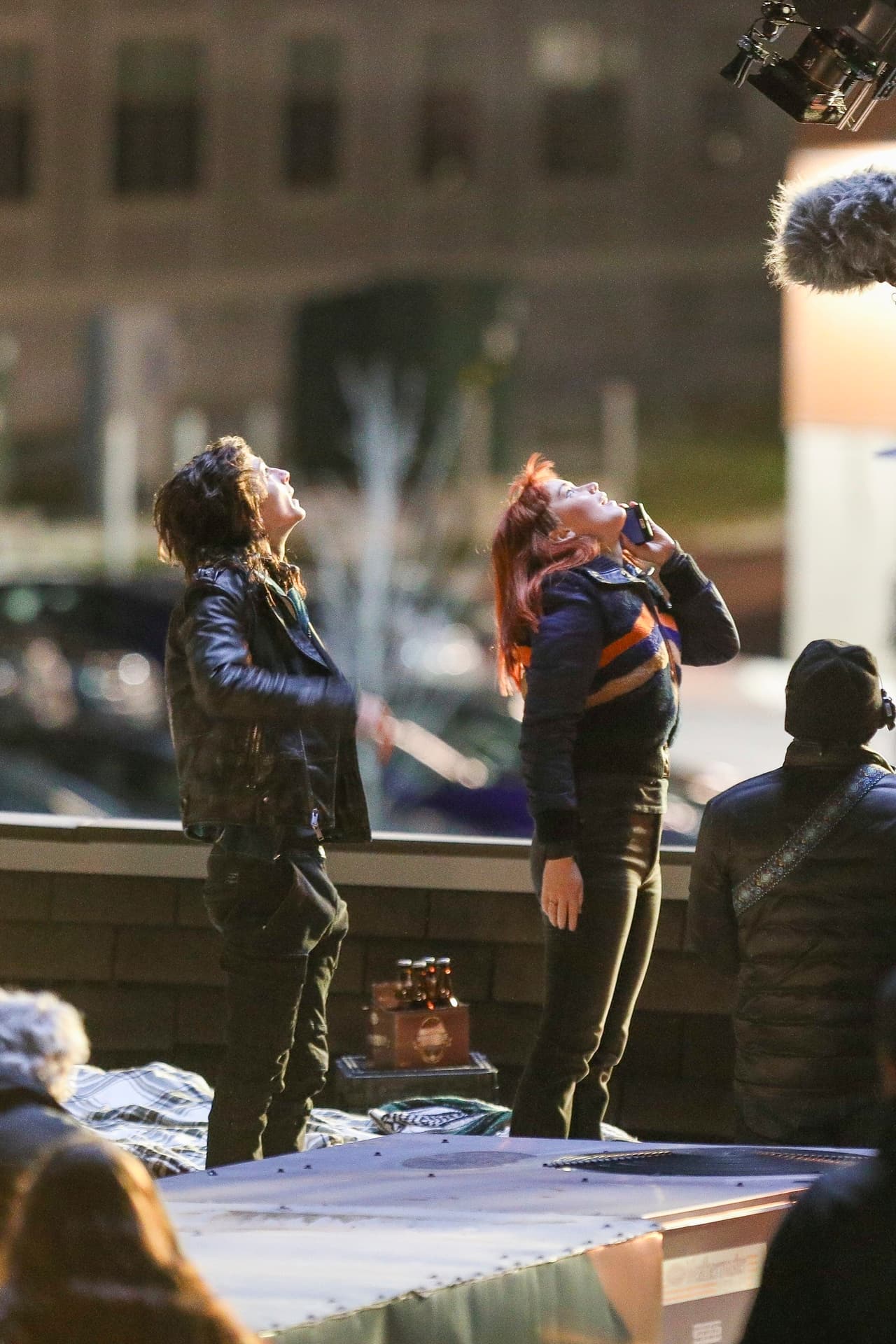 El accidente
<b> </b>dejó a la intérprete con heridas leves.