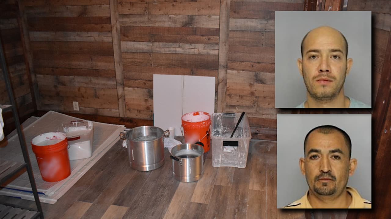 Gerardo Valencia Cervantes y Ismael Marín Urbina fueron acusados de tráfico de metanfetaminas.