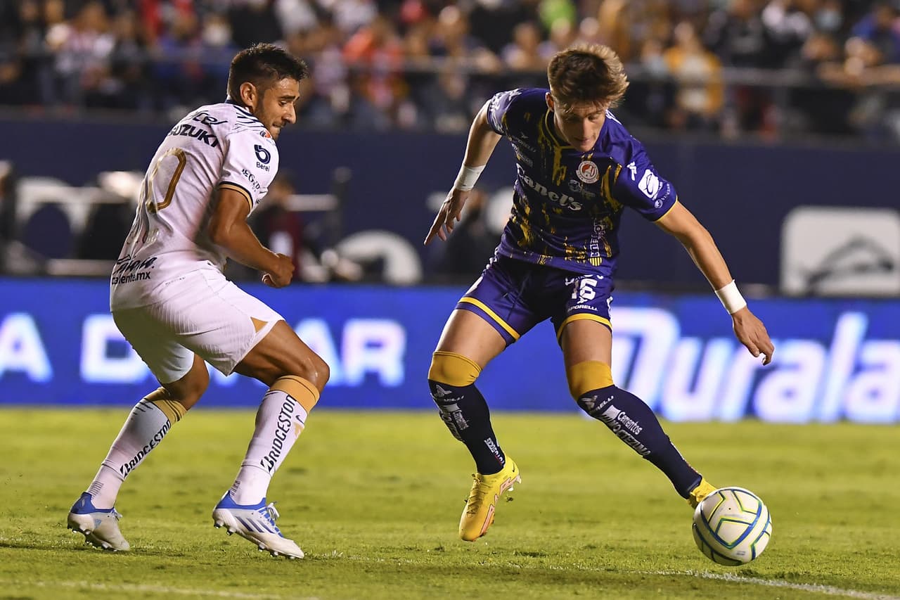 Atlético de San Luis remontó y venció 3-2 a Pumas con un hat-trick de Abel Hernández en la Jornada 9 del Apertura 2022; Eduardo Salvio marcó un doblete.