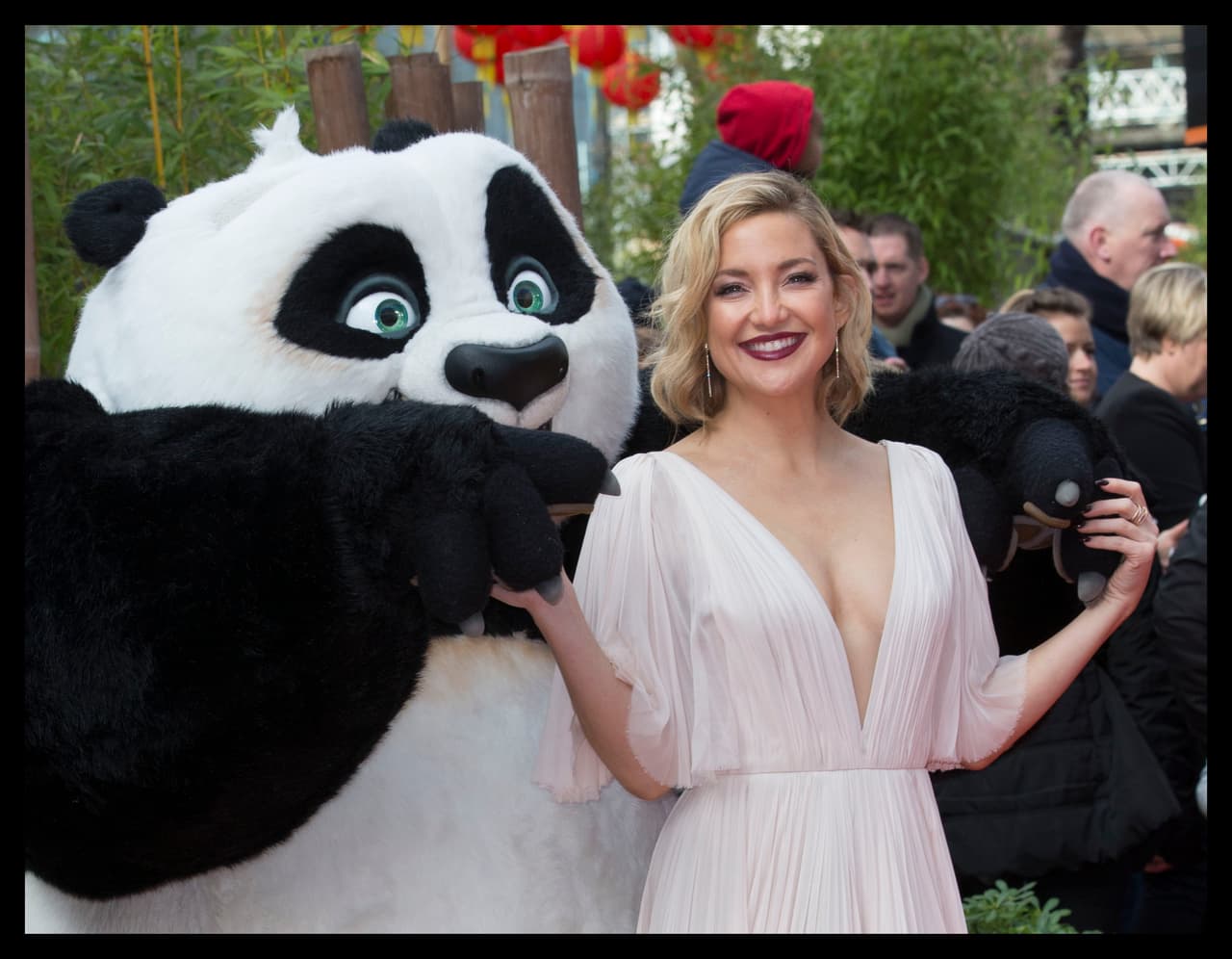 El panda no ka quería soltar.