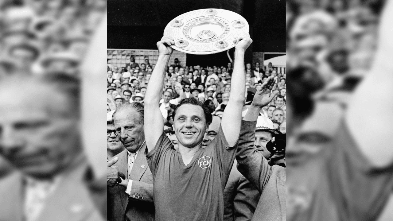 Max Morlock, jugador alemán que perteneció al Nüremberg, su debut fue en 1940 y su retiro fue en 1964. Actualmente el estadio donde jugó toda su vida, lleva su nombre.