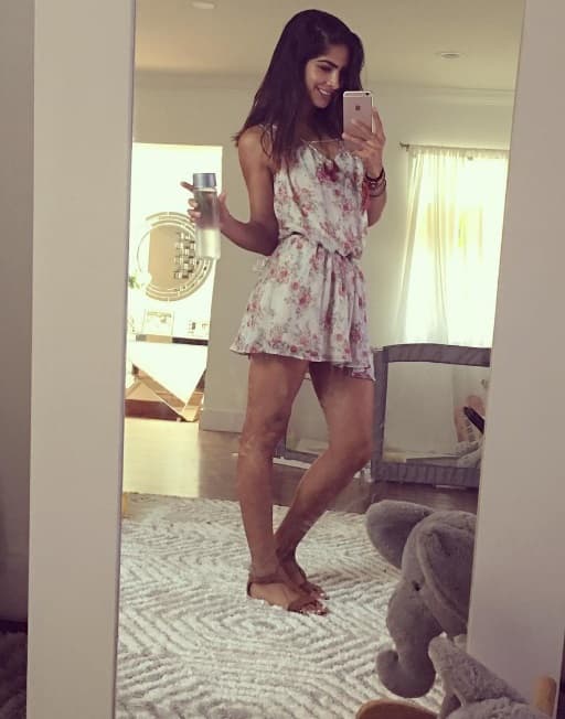 Hasta para estar en la comodidad de su casa, Ale sabe muy bien como vestir.