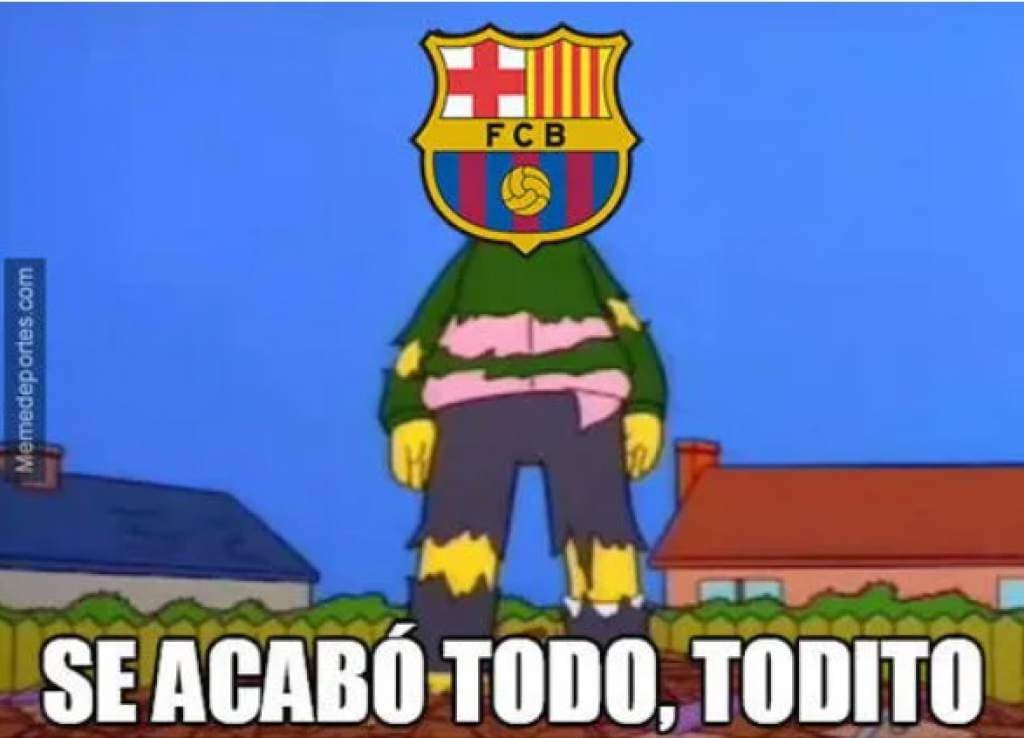 Diviértete con los mejores memes de la derrota 3-0 del Barcelona en UEFA Champions League.
