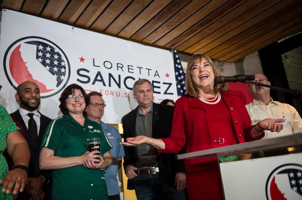 La congresista hispana Loretta Sánchez, a un paso de hacer historia en el Senado