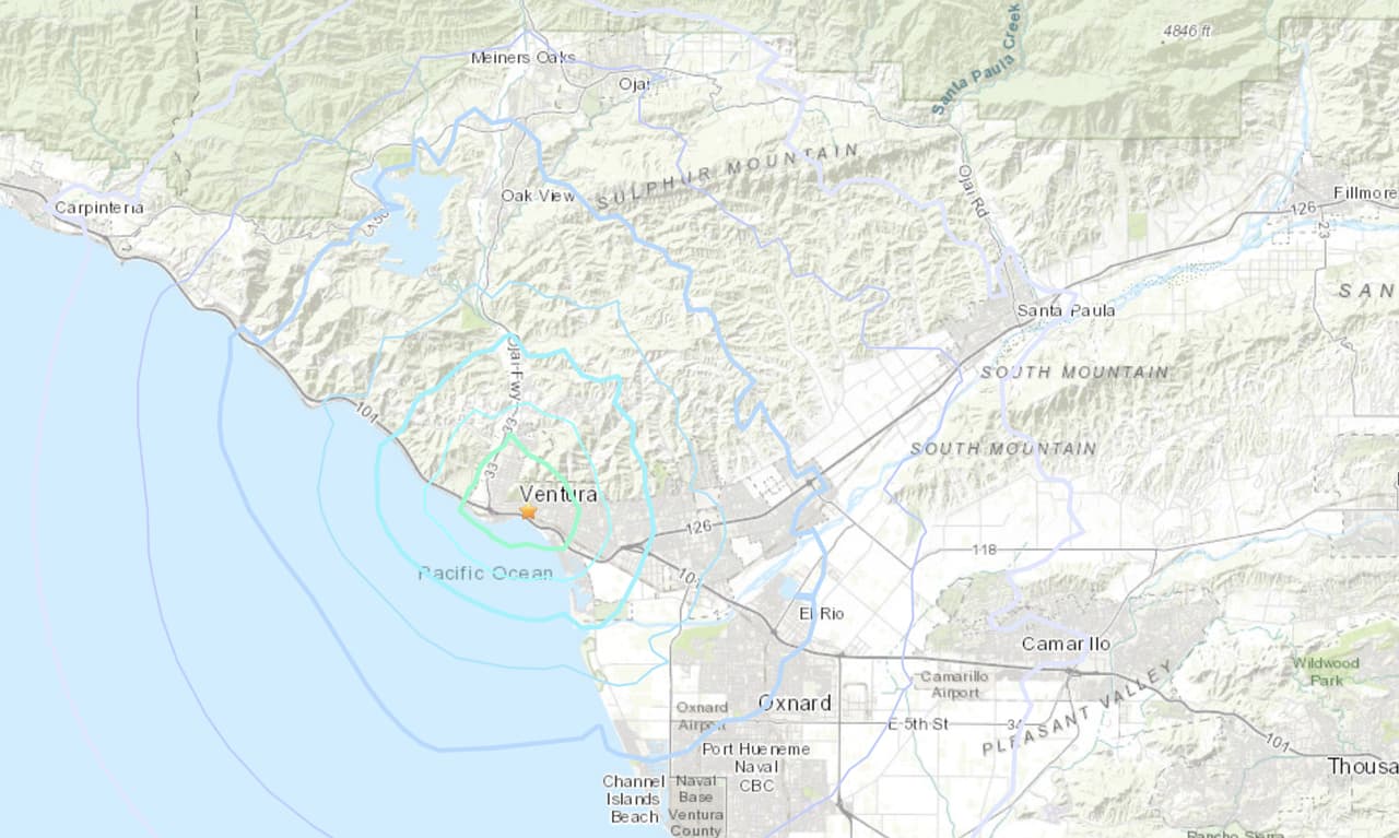 Serie de temblores azotan al condado de Ventura