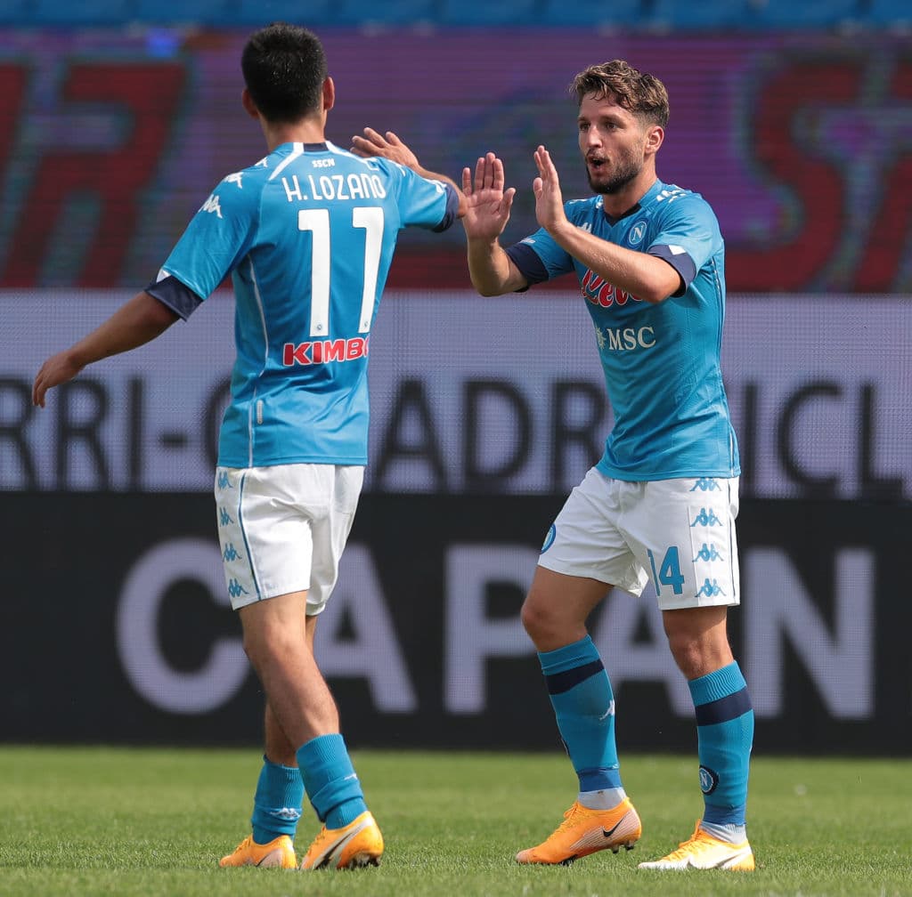 Con goles de Mertens e Insigne, los del Napoli se imponen ante el Parma. El mexicano Hirving Lozano tuvo participación importnate en el partido; jugó 83 minutos en la primera fecha de la Serie A.