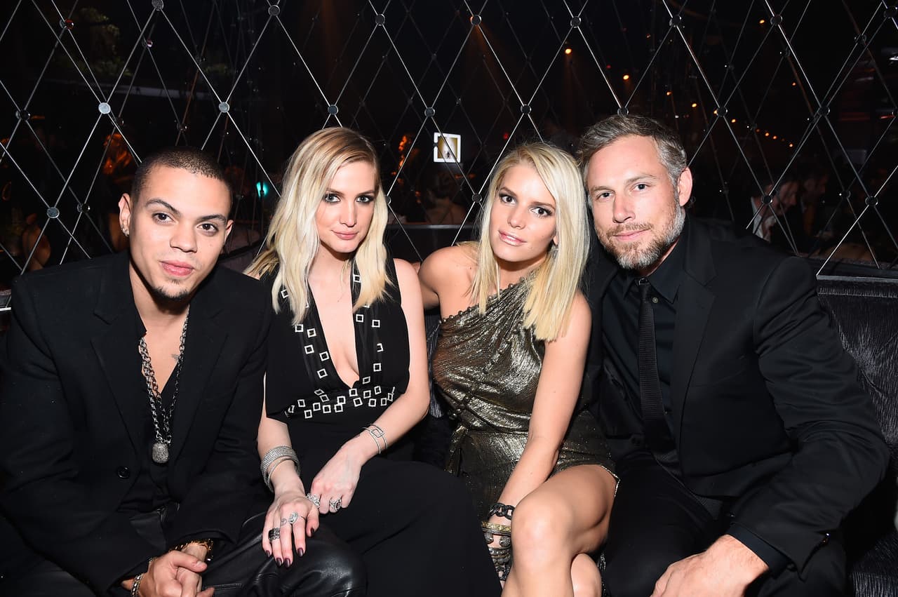 Ashlee Simpson durante su embarazo.