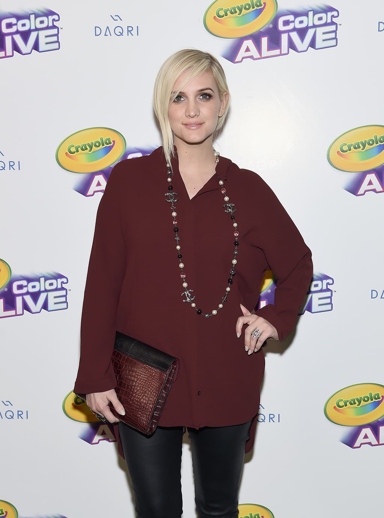 Ashlee Simpson durante su embarazo.