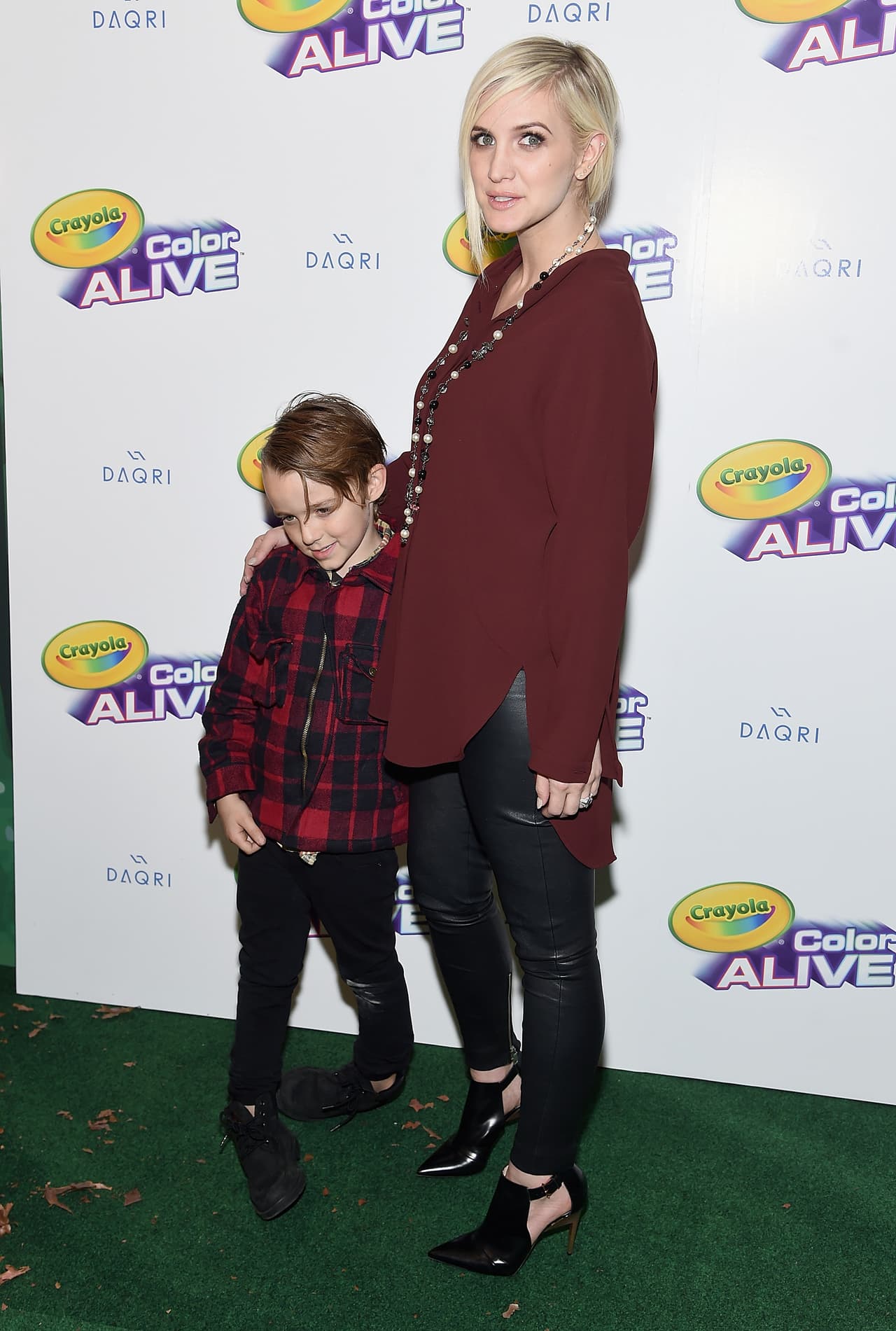 Ashlee Simpson durante su embarazo.