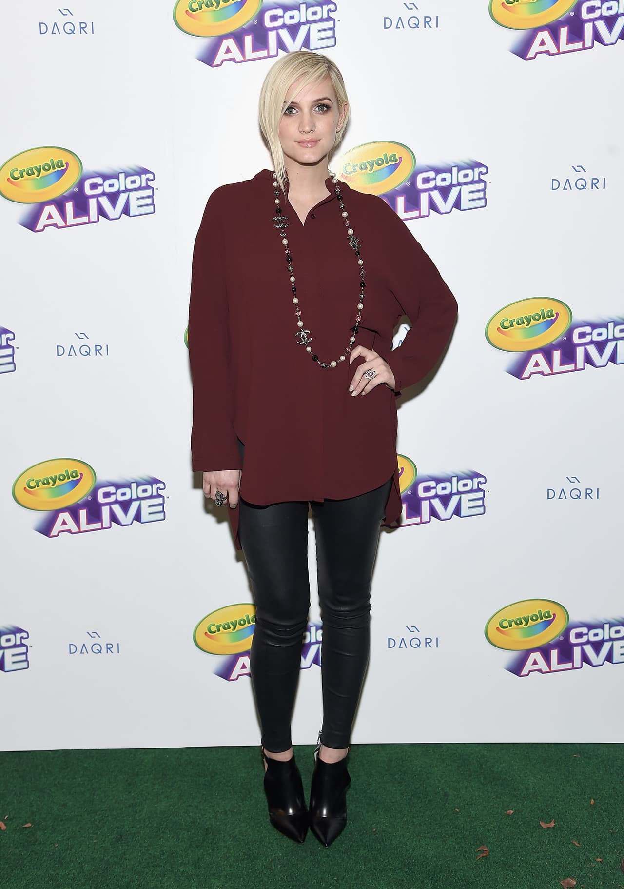 Ashlee Simpson durante su embarazo.