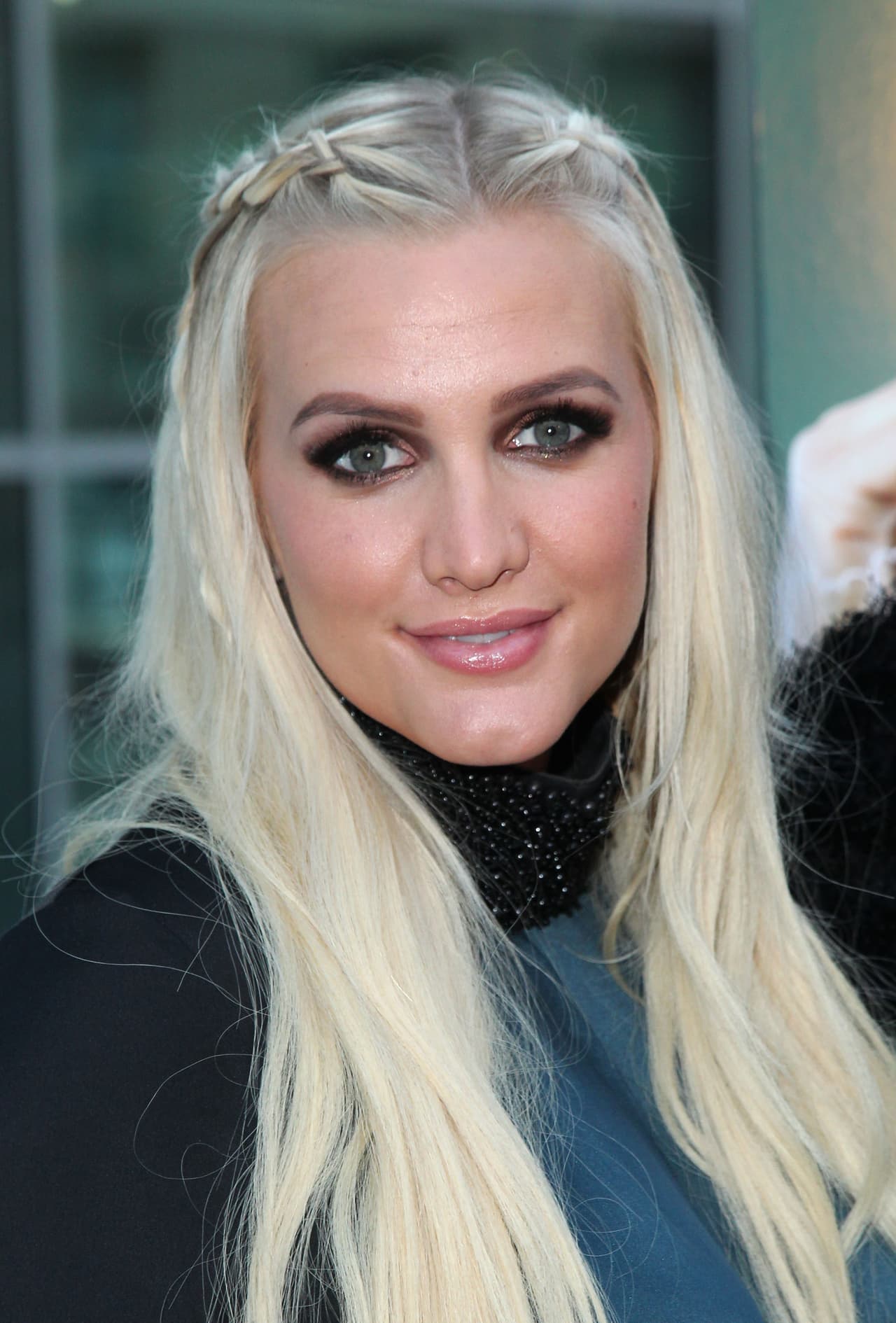 Ashlee Simpson durante su embarazo.