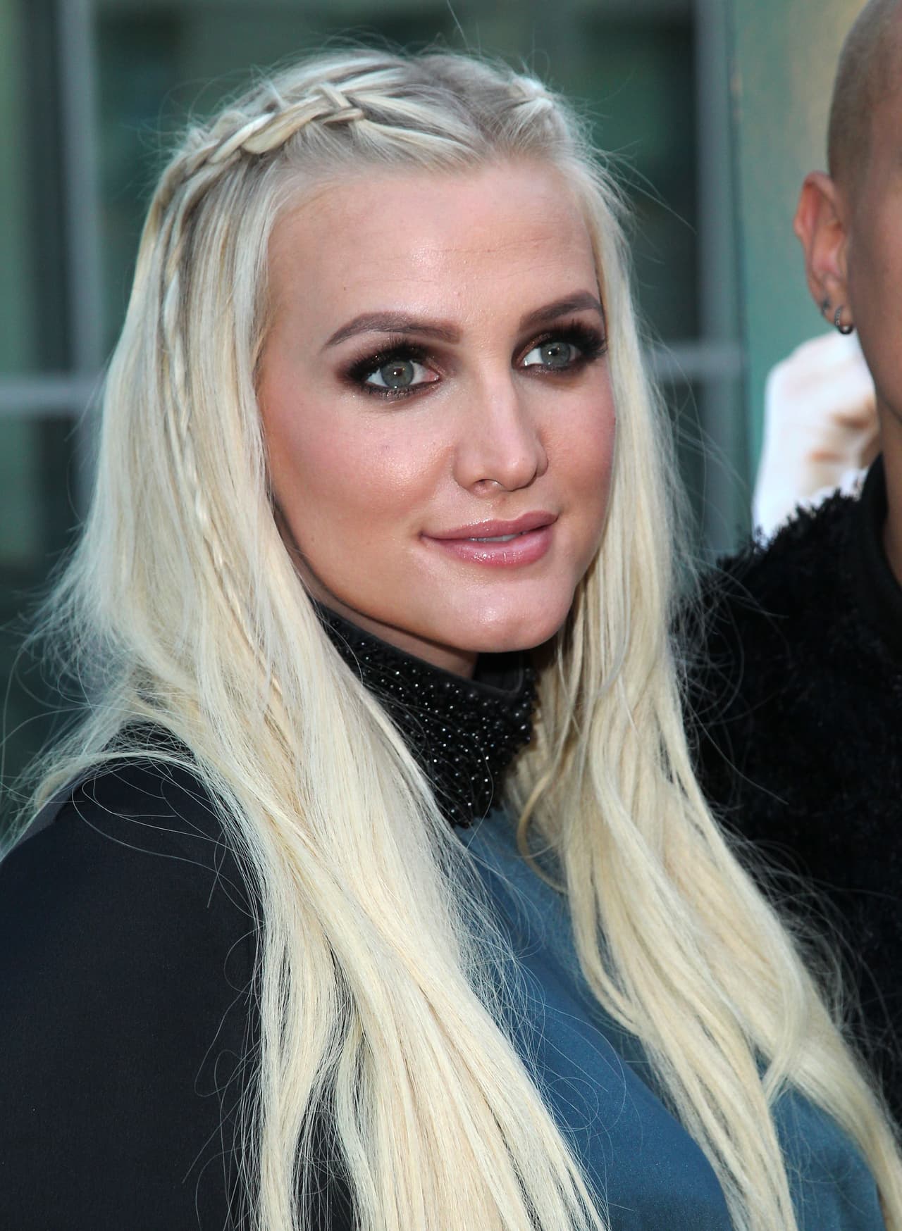 Ashlee Simpson durante su embarazo.