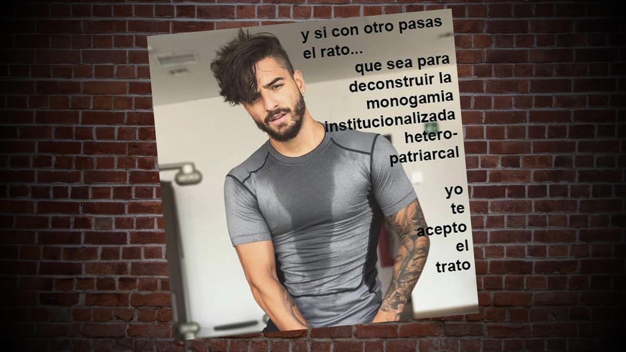Maluma 
<b><a href="http://www.univision.com/musica/reggaeton/estoy-enamorado-de-cuatro-babys-siempre-me-dan-lo-que-quiero-la-polemica-cancion-de-maluma-que-tachan-de-machista">ha sido criticado por letras consideradas machistas</a></b>, como en su hit 'Cuatro babys'. Por eso, una fan del artista ha decidido crear una página de Facebook usando imágenes de Maluma pero cambiando las letras de sus canciones 
<b><a href="https://www.facebook.com/malumafeminista/">a mensajes feministas</a></b>.