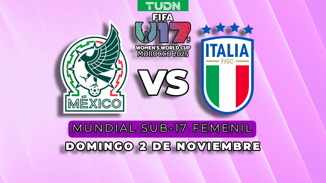 Horario y dónde ver el México vs. Italia del Mundial Femenil Sub-17