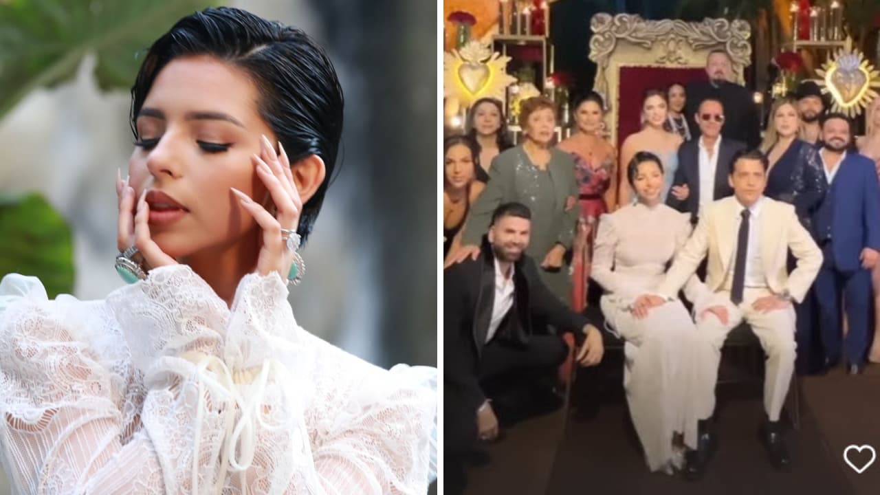 Ángela Aguilar muestra emotivos momentos de su boda con Christian Nodal