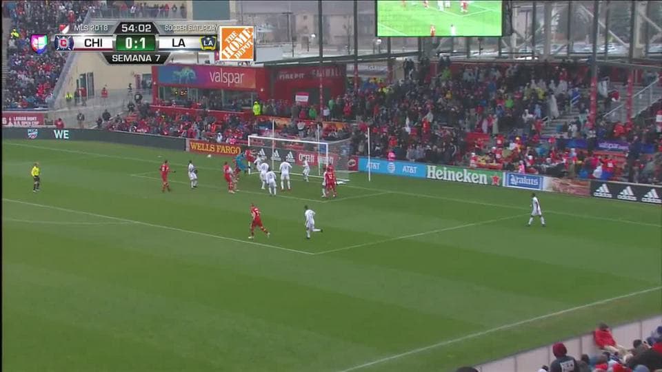 Tiro de esquina para LA Galaxy