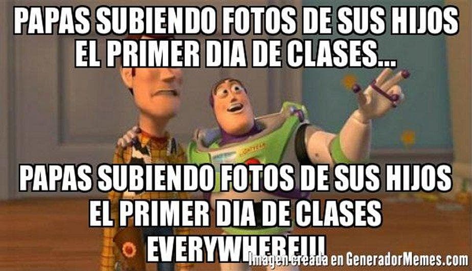 Los papás que toman fotos para toda ocasión nunca pueden faltar.