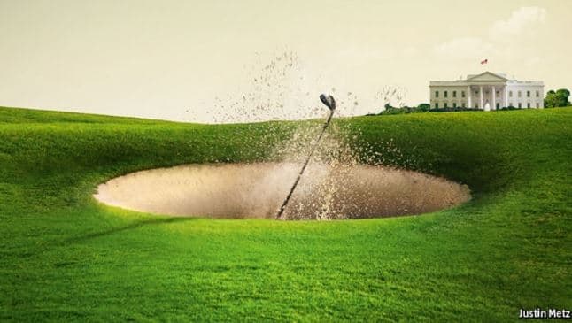 En un hoyo y hundiéndose: así ve 'The Economist' la presidencia de Donald Trump hasta ahora