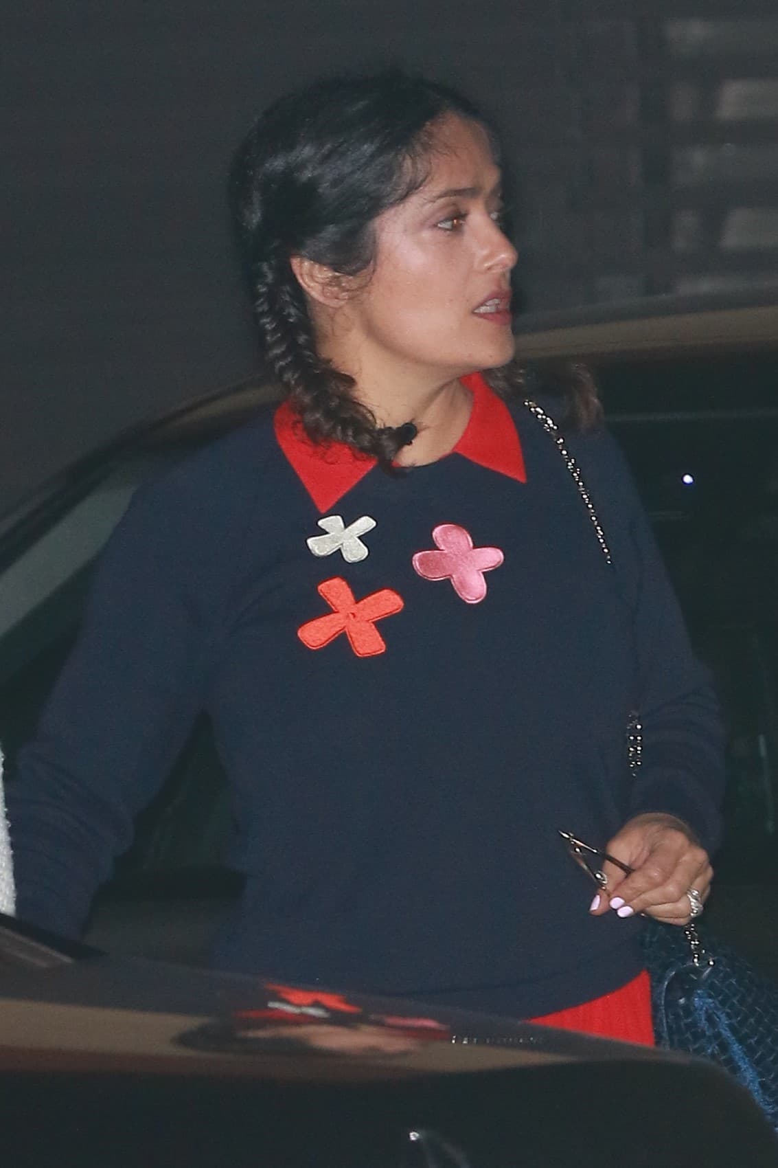 La actriz mexicana se juntó con el popular actor de la saga de 'Lord of the Rings' la noche del domingo 2 de marzo.