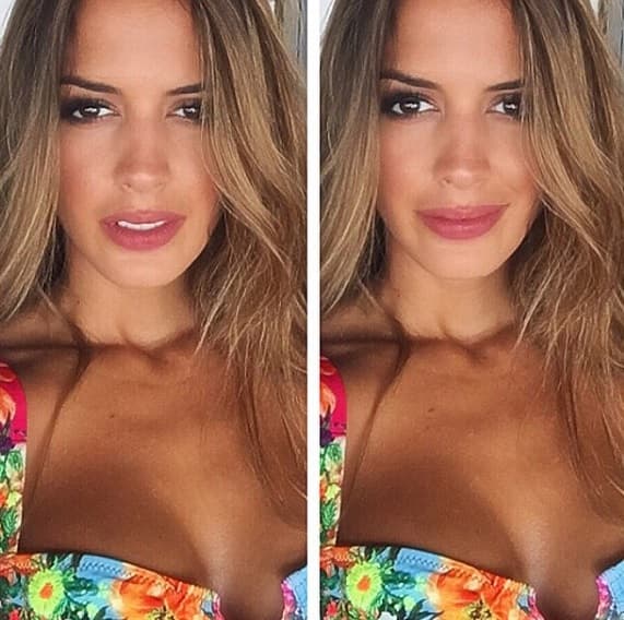 La modelo traje equilibrio y mucha felicidad para le intérprete de 'Flor Pálida'.