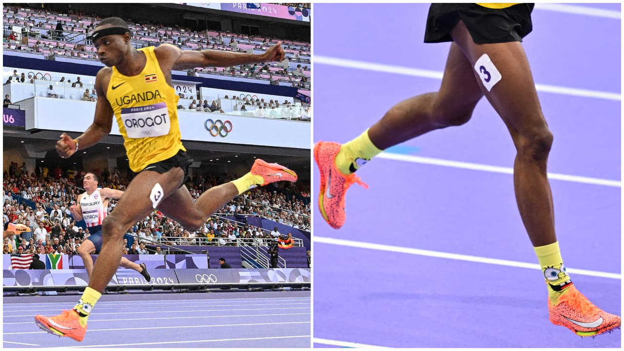 Tarsis Orogot tiene sus calcetines de la suerte y son de dibujos animados como Bob Esponja y Minions.