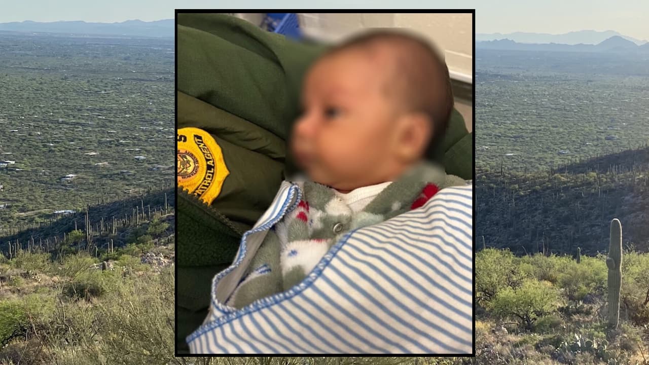 Agentes fronterizos se expresan 'furiosos' al devolver un bebé hallado bajo un árbol en el desierto de Arizona