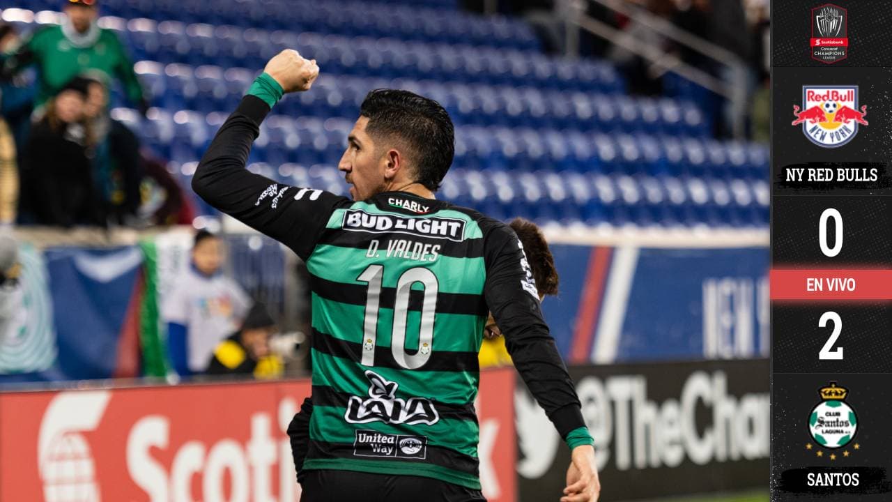 Santos Laguna 'congeló' a Red Bulls y pone pie y medio en las semifinales de la Liga de Campeones