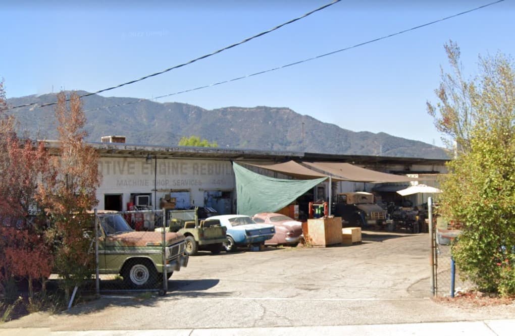 Taller mecánico donde Edwin Castro trabajó en 2011.