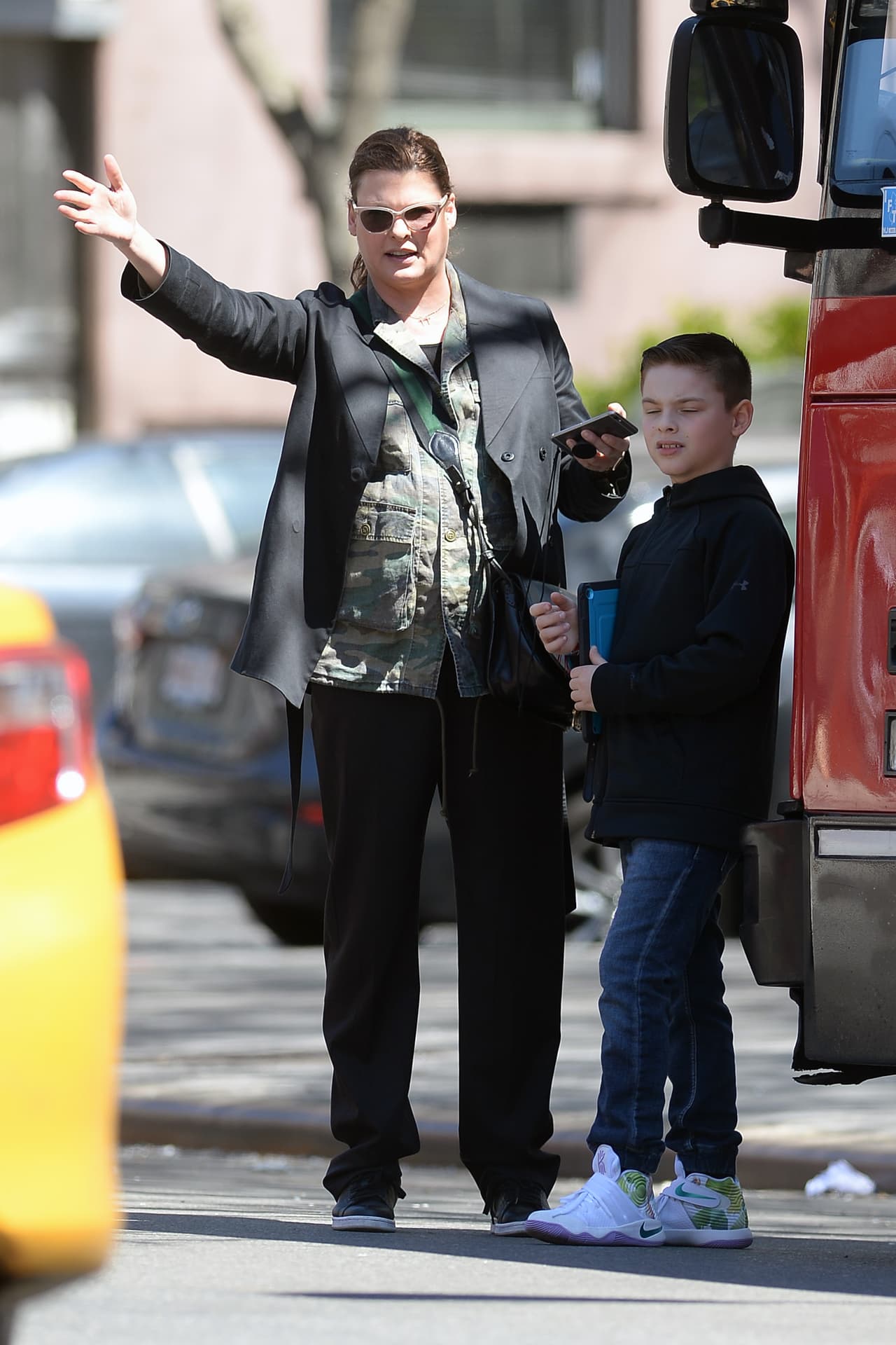 En 2011, Pinault dijo en entrevista con la revista Elle que había reconocido a su hijo en 2007, agregó que el pequeño nació 
<a href="https://us.hola.com/es/cine/2011091354465/pinault-hijo-evangelista/" target="_blank">"cuando ya hacía más de ocho meses que sus padres se habían separado"</a>.