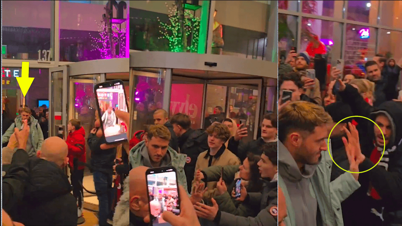 Cánticos para Santi Gimenez rumbo al Feyenoord vs. AC Milan