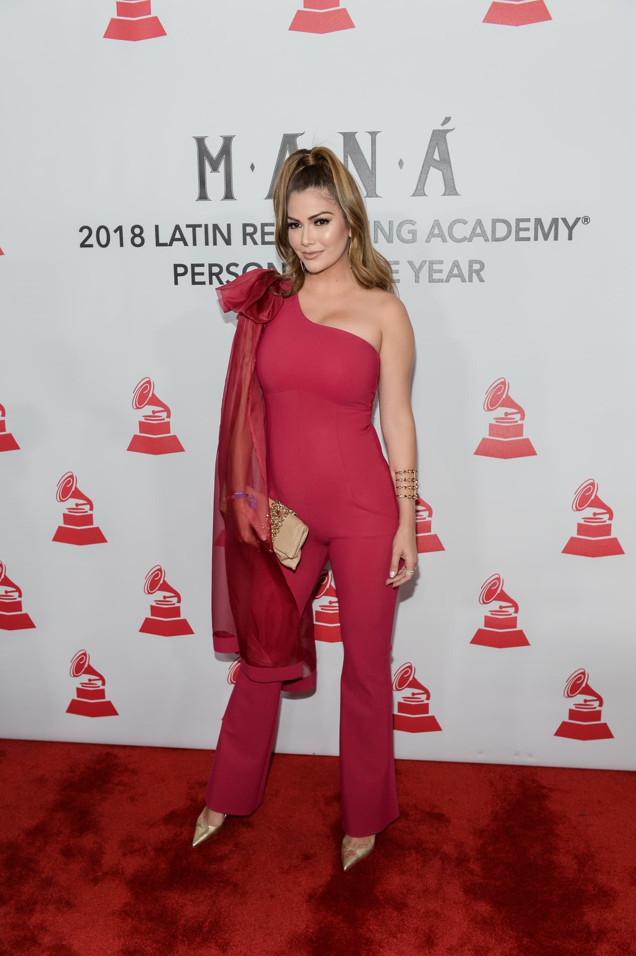 La presentadora de Despierta América fue vestida por Christian Ramírez.