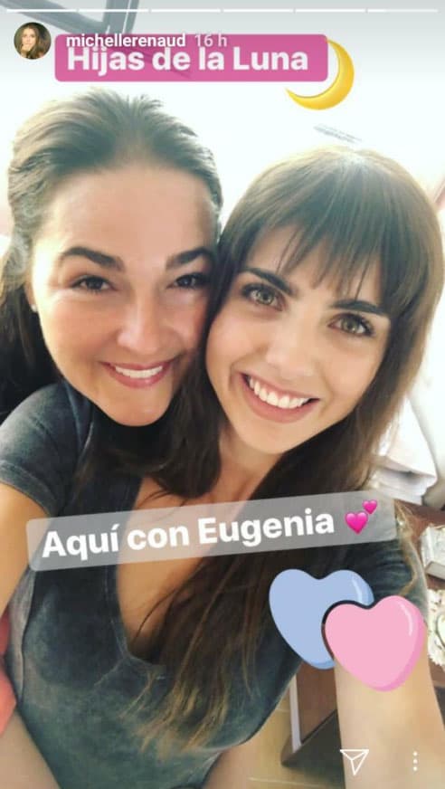 <b>Eugenia y Michelle</b> han tenido muy buena química, ellas se conocieron en la telenovela 'El color de la pasión'.