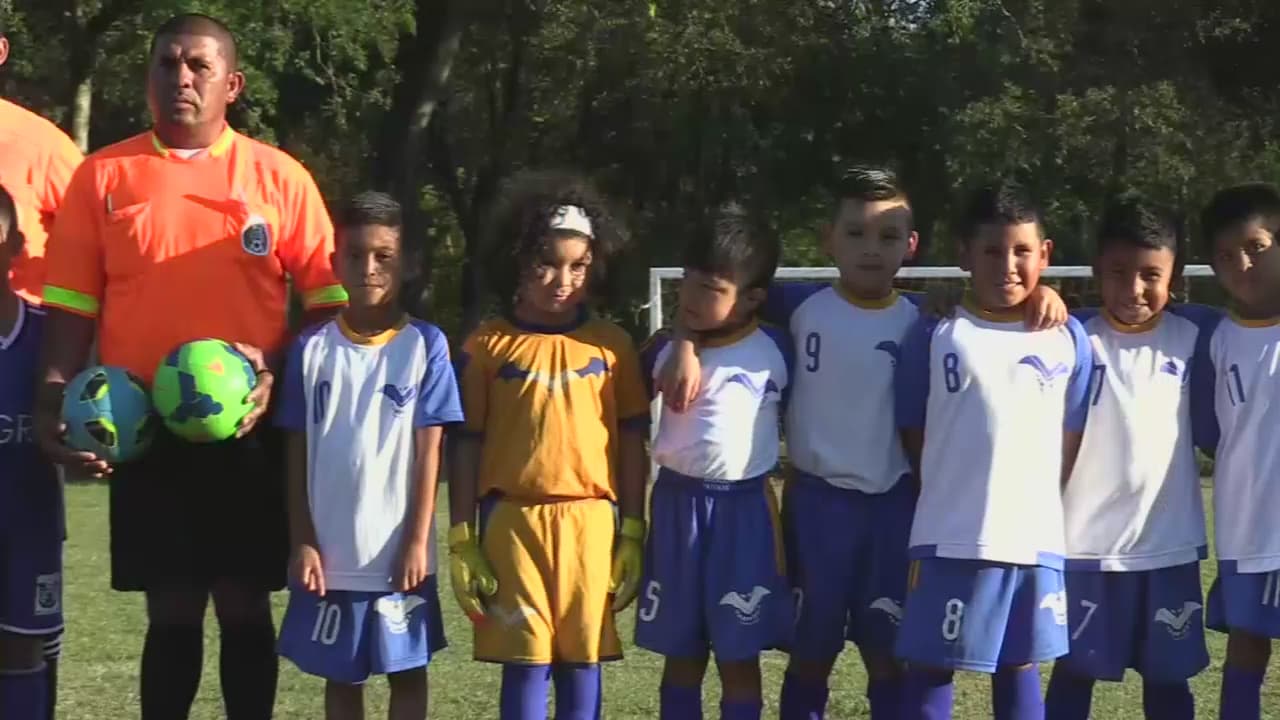 Liga infantil de fútbol hispana en Dallas