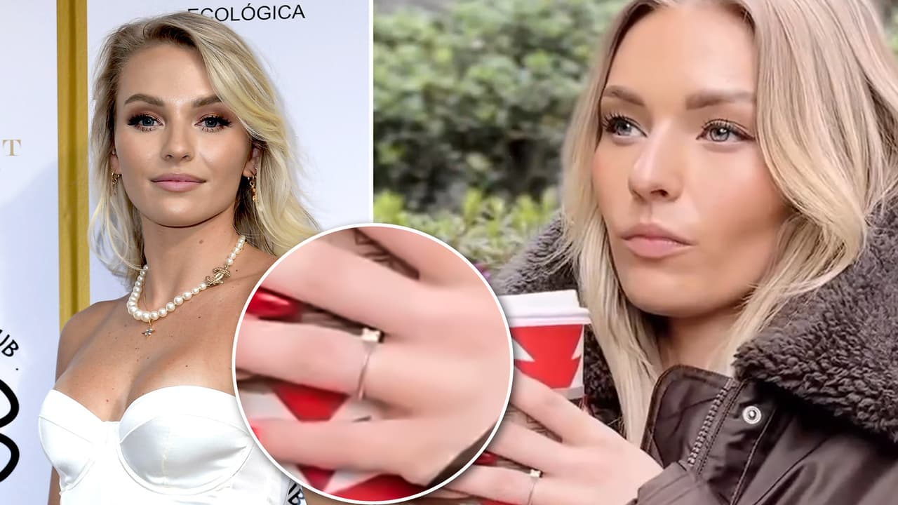 Así presume aún Irina Baeva en redes sociales el anillo de compromiso que le dio Gabriel Soto.