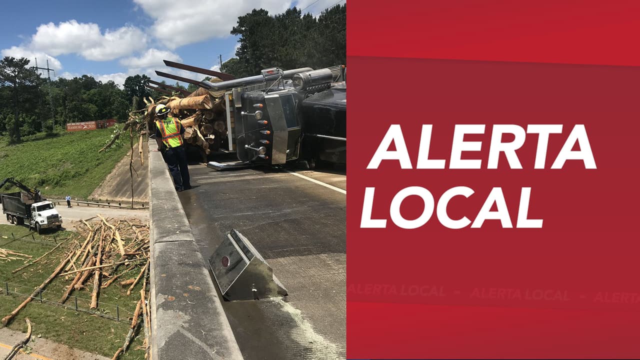 Accidente de camión cierra completamente carretera I-575 al norte de Atlanta