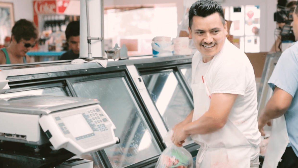 A Hispanic butcher shows how Latinos have integrated in North Carolina