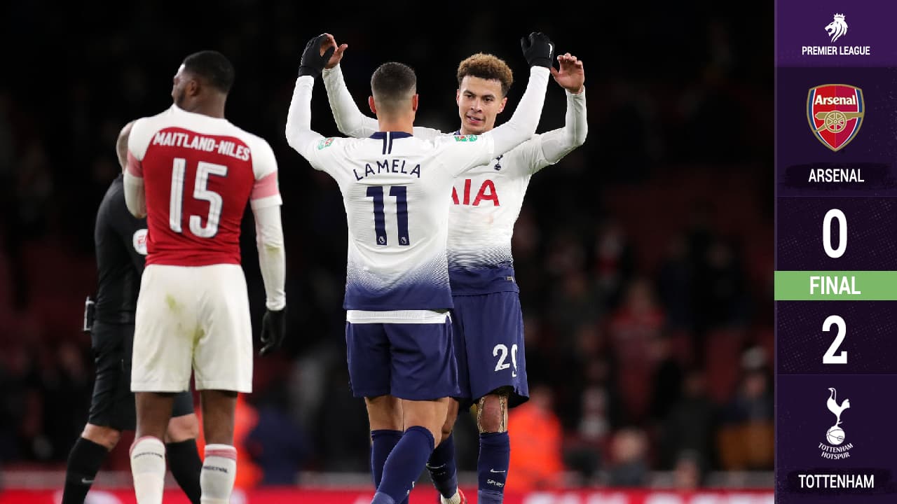 Tottenham eliminó al Arsenal en la Capital One Cup y avanzó a semifinales