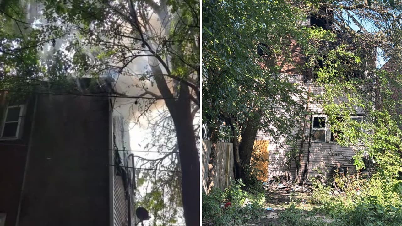  Incendio en casa abandonada deja 4 bomberos heridos: la ciudad la demolerá mañana