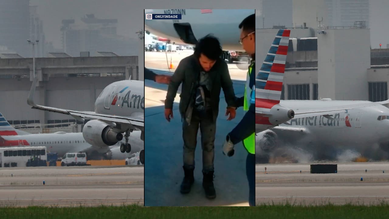 Polizón llega al Aeropuerto de Miami en el tren de aterrizaje de un avión procedente de Guatemala