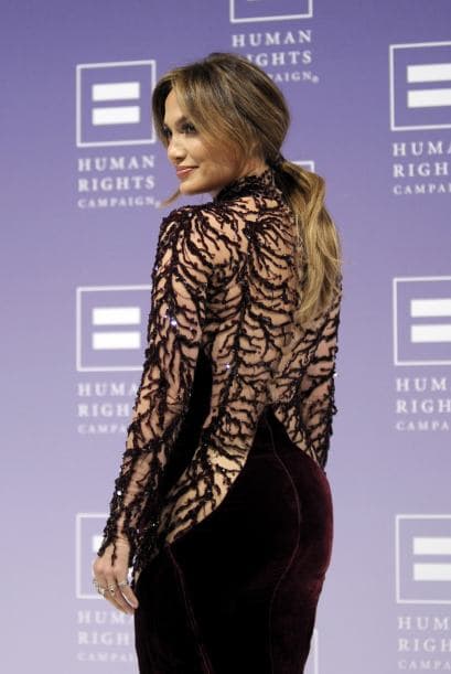 Este modelito con encaje fue el que lució en la gala Human Rights Campaign en Washington, donde recibió el premio Ally for Equality 2013.