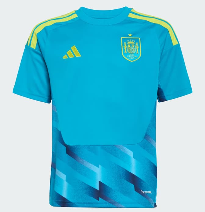 El uniforme de portero de España.