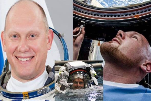 Oleg Artemyev, Alexander Gerst y Reid Wiseman forman parte de la Estación Espacial Internacional (ISS) y son algunos de los astronautas con cuentas en Twitter que no paran de subir fotos de la Tierra vista desde el espacio.Fotos tomadas de Twitter.