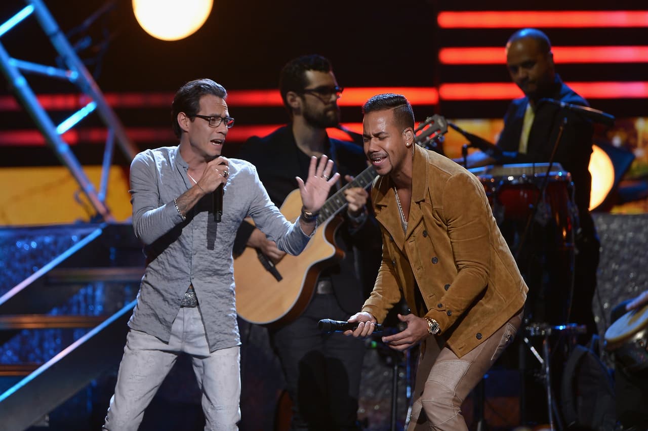 Cómo olvidar la presentación de Marc Anthony con Romeo Santos. ¡De lujo!